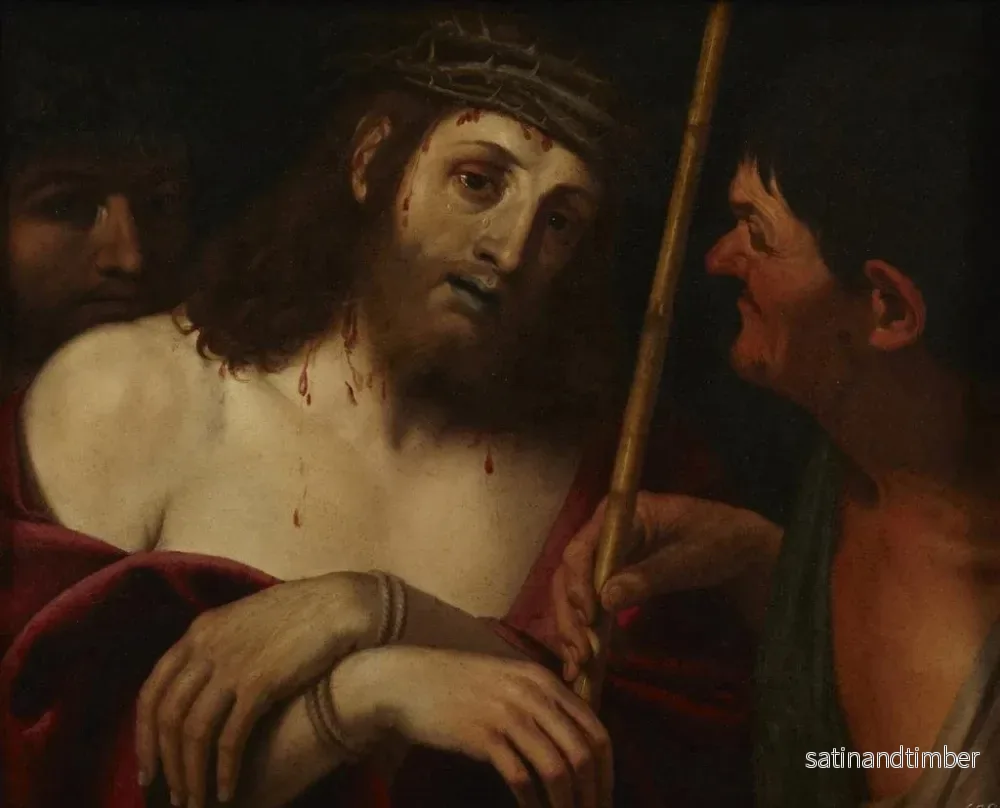 Reproduktion av målningen La moquerie du Christ - Domenichino - Bild 2