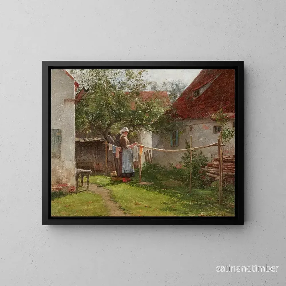 Reproduktion av målningen Vårdag i Bayern - John Ottis Adams