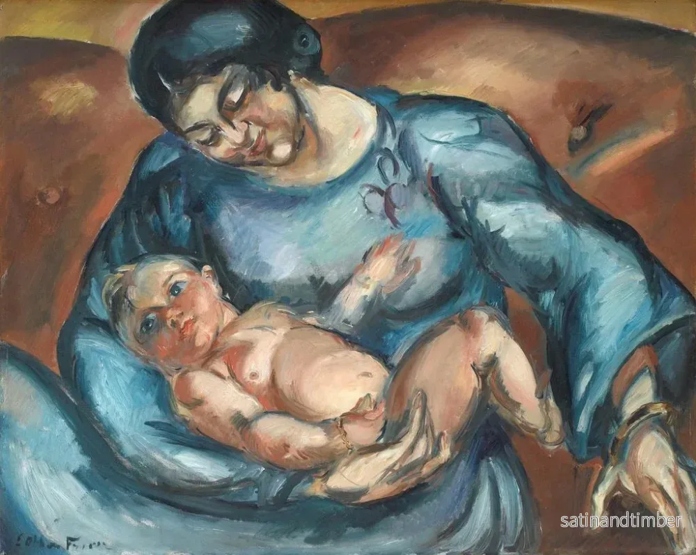 Reproduktion av målningen L'amour des mères - Émile Othon Friesz - Bild 2