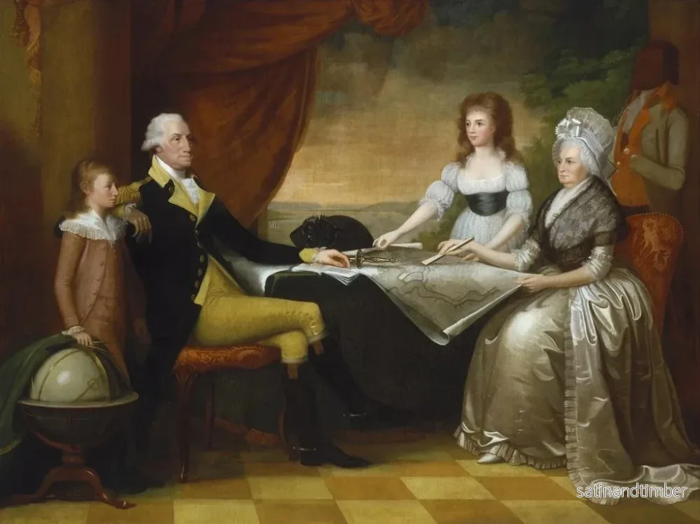 Reproduktion av målningen La famille Washington - Edward Savage - Bild 2