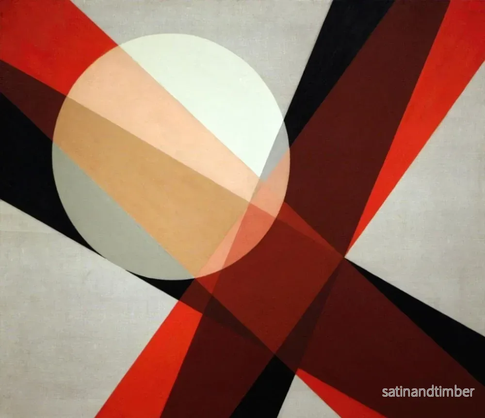 Reproduktion av målningen A 19 - László Moholy-Nagy - Bild 2