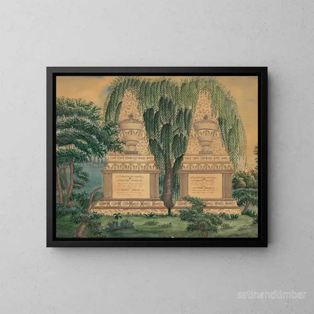 Reproduktion av målningen av sorgbild - Mary Eliza Stafford