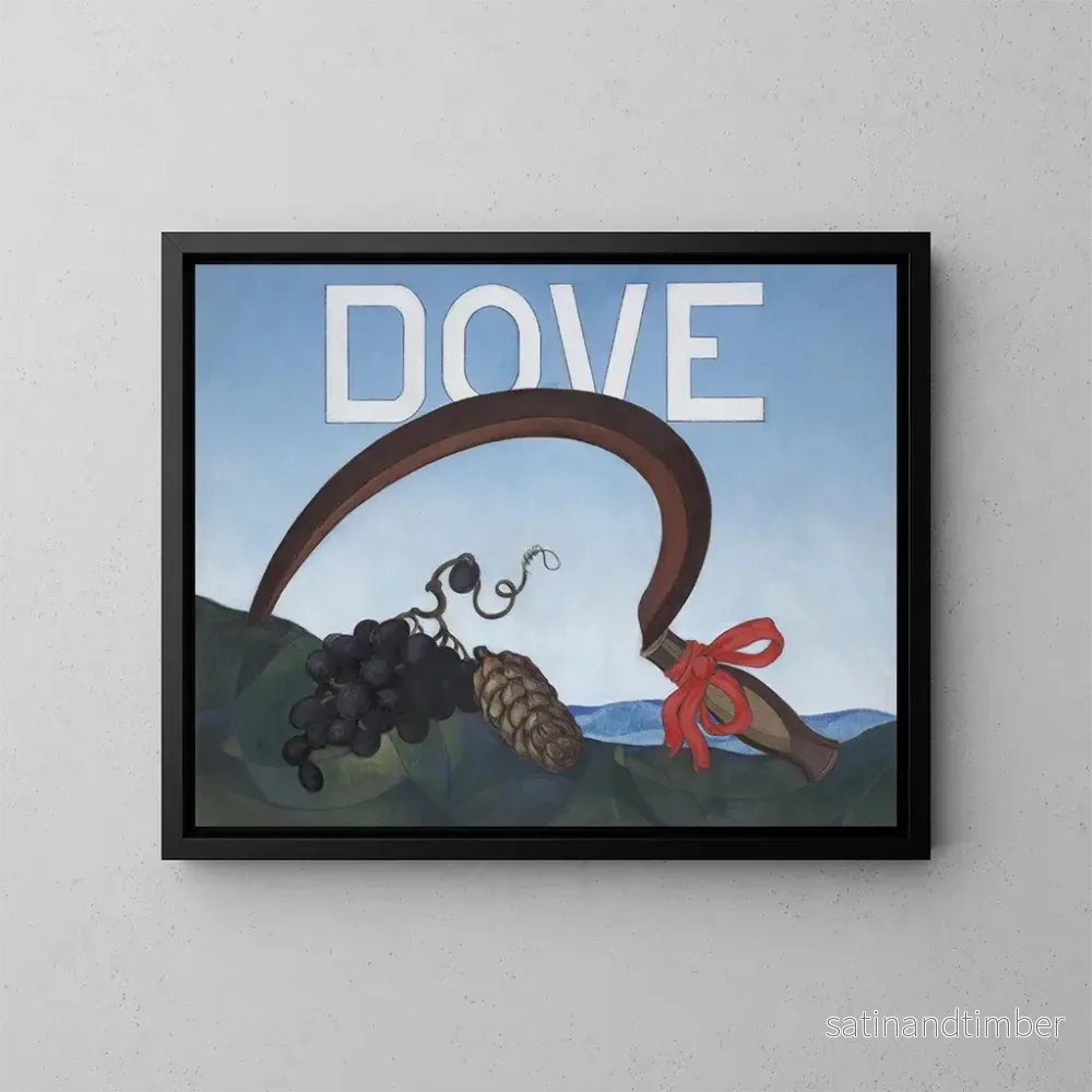 Reproduktion av målningen Porträtt av duva - Charles Demuth