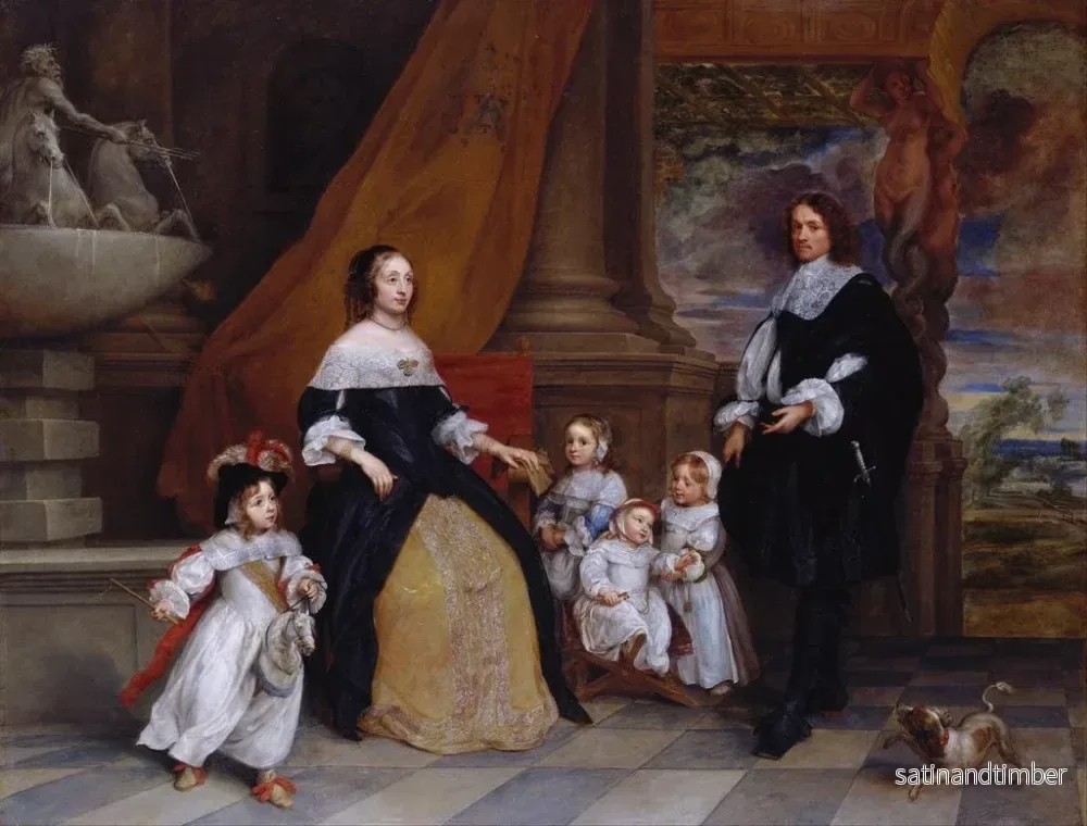 Reproduktion av målningen av Jan Baptista Anthoine - Gonzales Coques - Bild 2
