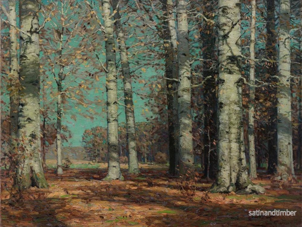 Reproduktion av målningen Hêtres d'automne - John Fabian Carlson - Bild 2