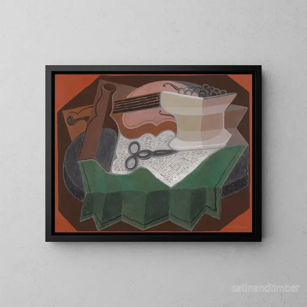 Reproduktion av målningen Les Ciseaux - Juan Gris
