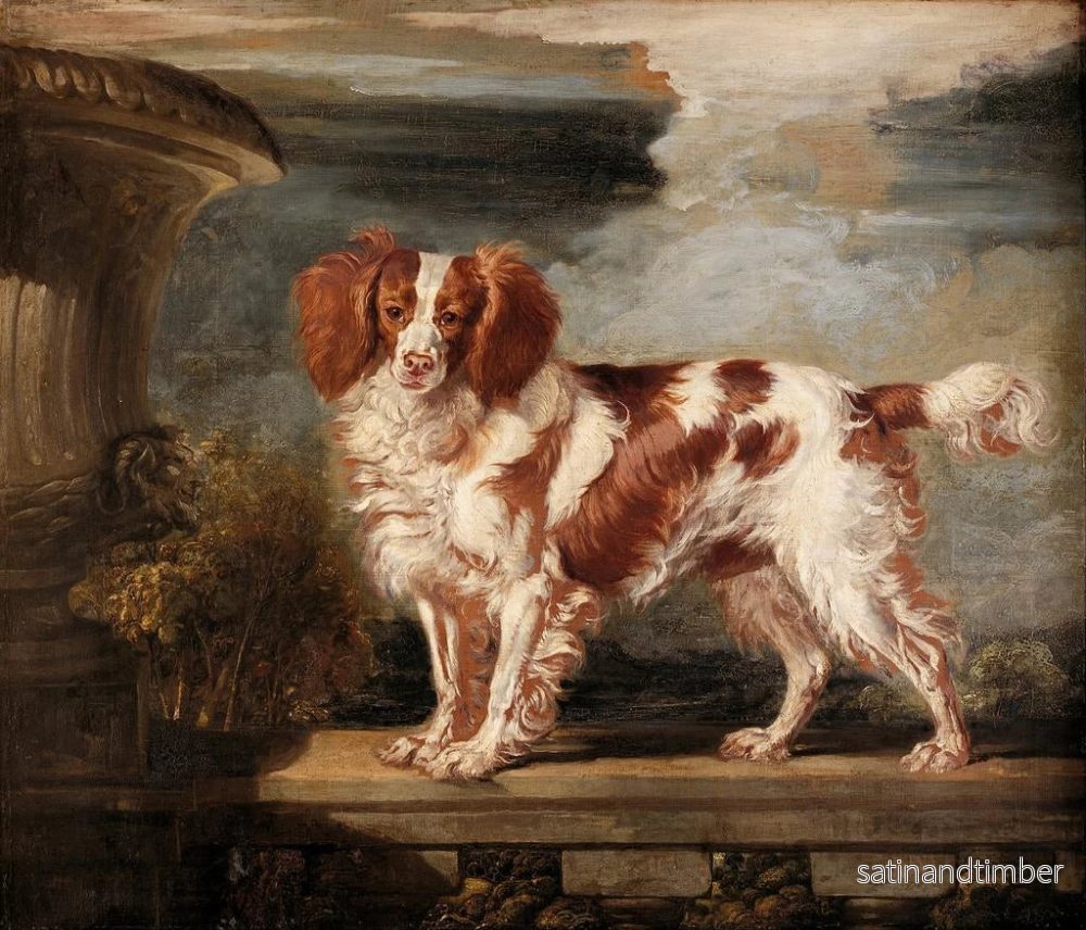 Reproduktion av målningen av Dashs porträtt, en favoritspaniel, ägd av Lady Frances Vane-Tempest - James Ward - Bild 2