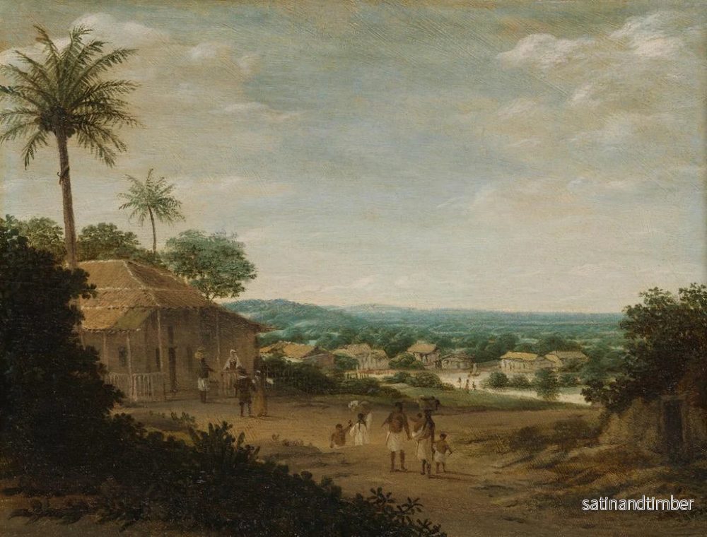 Reproduktion av målningen av den brasilianska byn - Frans Post - Bild 2