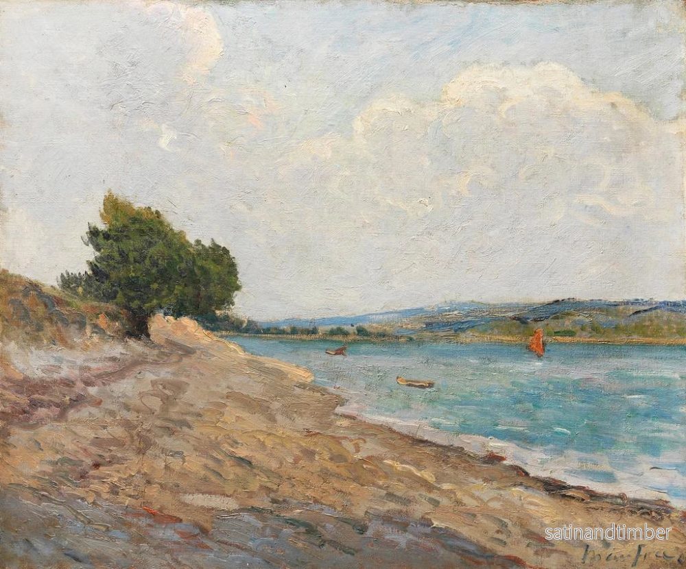 Reproduktion av målningen Rivière de Landerneau - Maxime Maufra - Bild 2