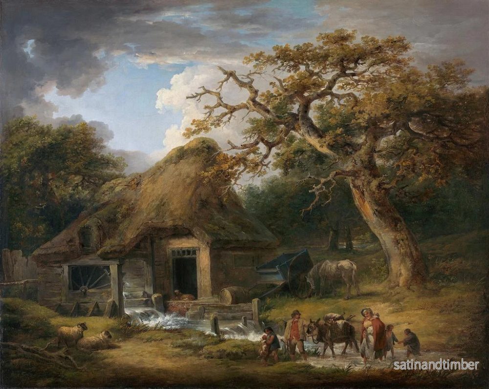 Reproduktion av målningen Den gamla vattenkvarnen - George Morland - Bild 2
