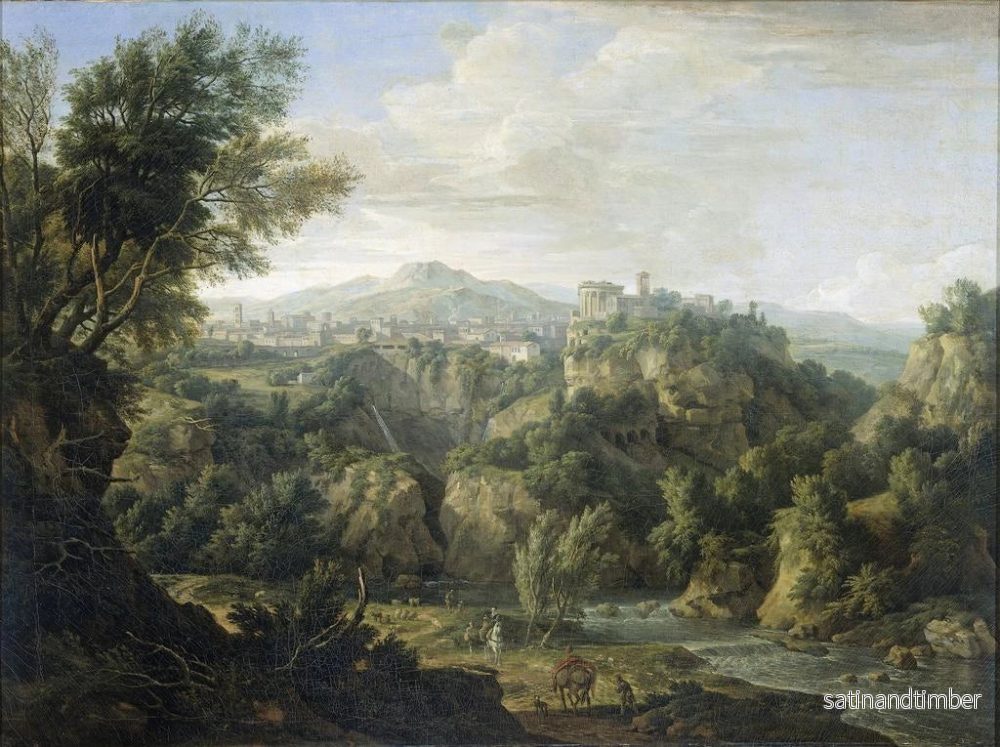Reproduktion av målningen Vue de Tivoli - Isaac de Moucheron - Bild 2