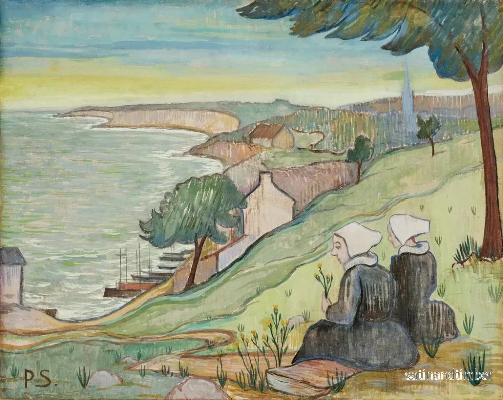 Reproduktion av målningen Bretoniska målningar vid Pouldu - Paul Sérusier - Bild 2