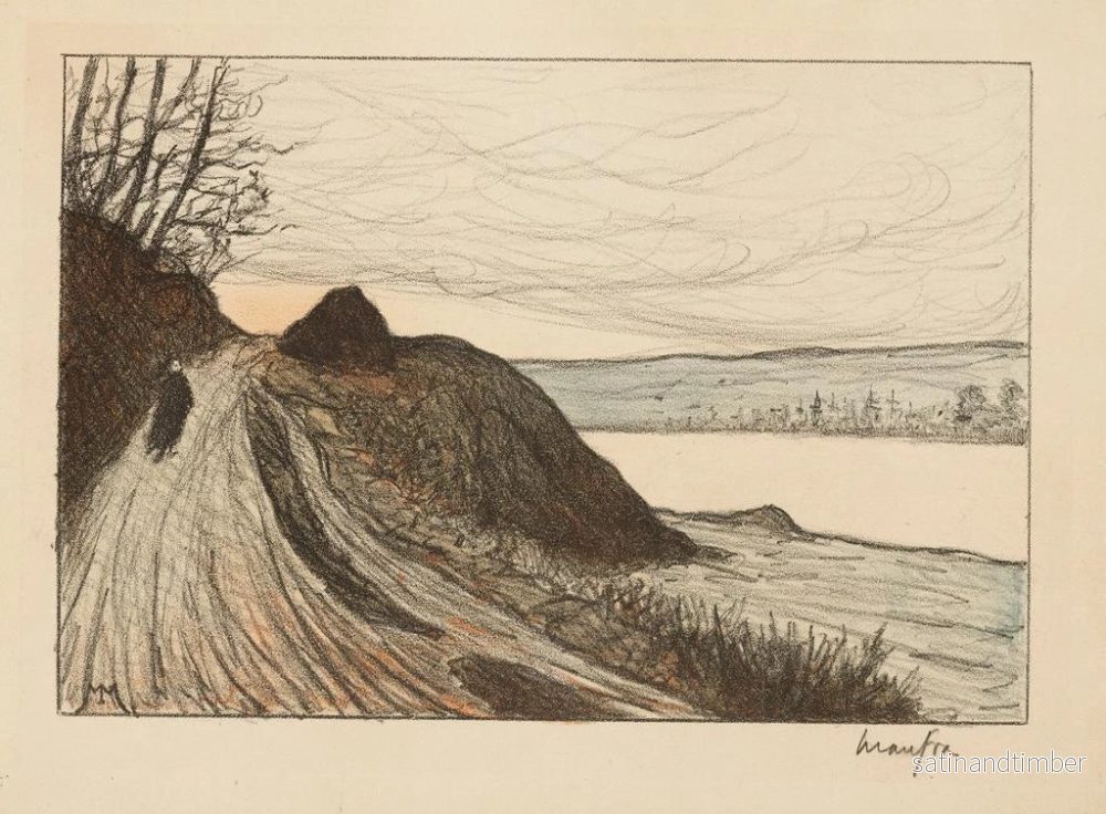 Reproduktion av målningen La route de Gaudi - Maxime Maufra - Bild 2