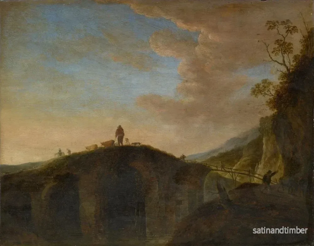Reproduktion av målningen Pont de pierre - Peeter van Bredael - Bild 2
