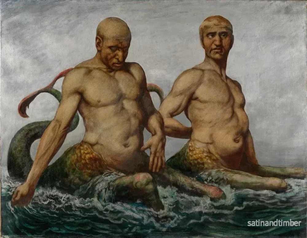 Reproduktion av målningen Män av havet - Hans Thoma - Bild 2