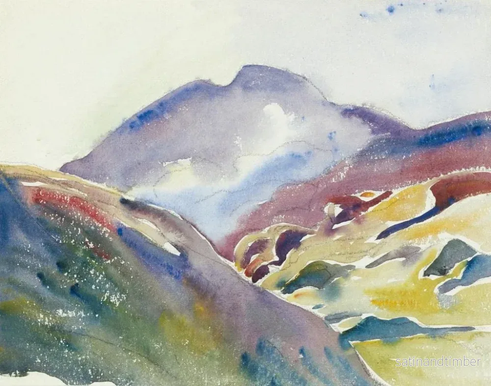 Reproduktion av målningen Landskap alpint - Giovanni Giacometti - Bild 2