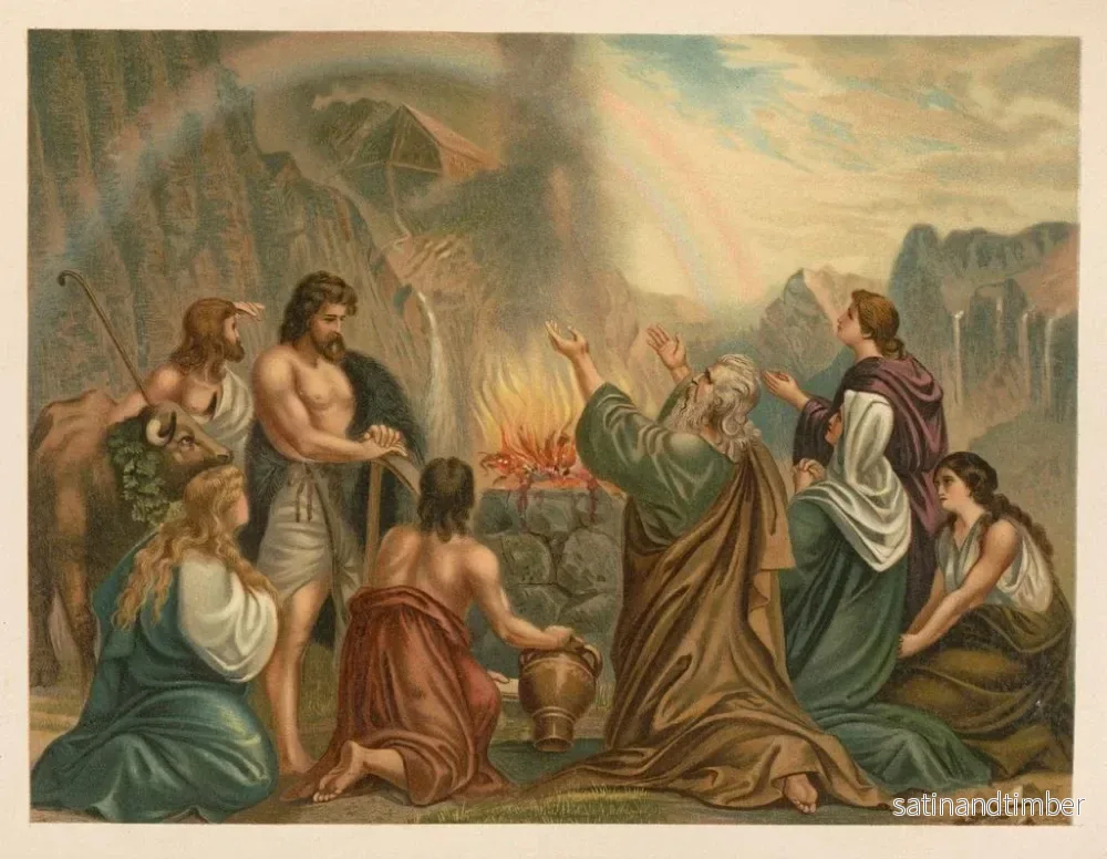 Reproduktion Bibel guldad av klassikerna – Jan Ladislaw Skora — plansch 014 - Bild 2