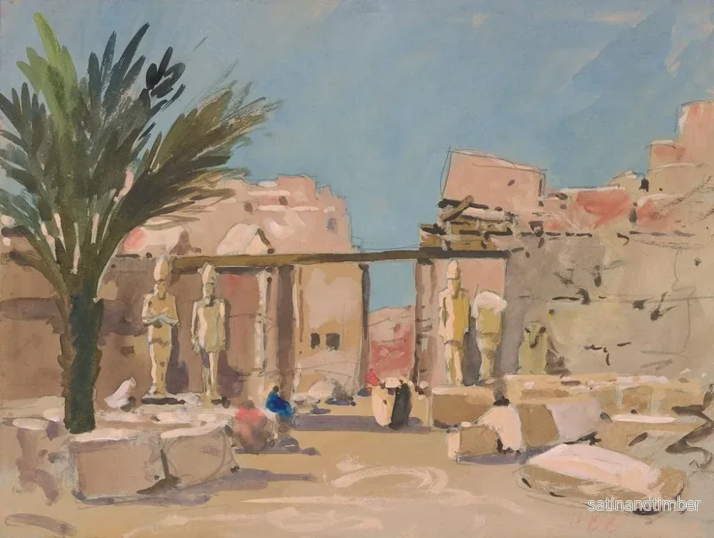 Reproduktion av målningen Louxor - Hercules Brabazon Brabazon - Bild 2