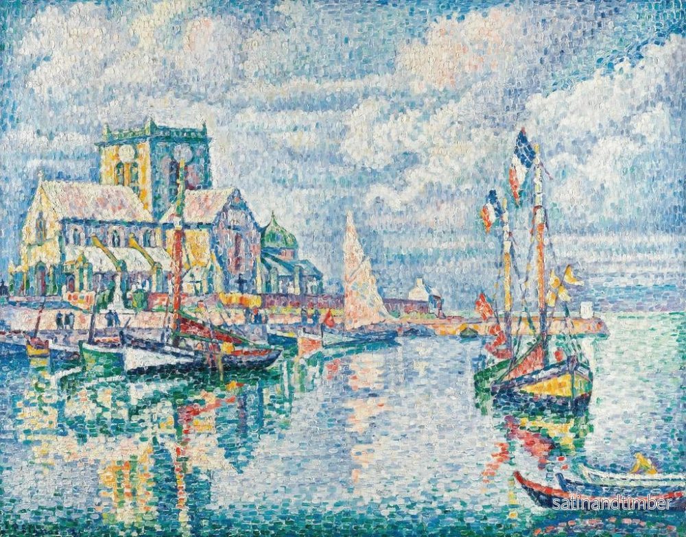 Reproduktion av målningen Barfleur - Paul Signac - Bild 2
