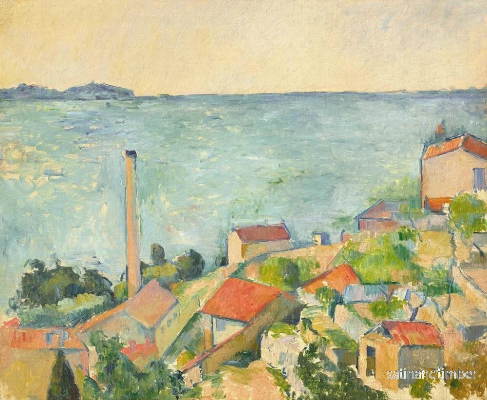 Reproduktion av målningen La mer à l'Estaque - Paul Cézanne - Bild 2