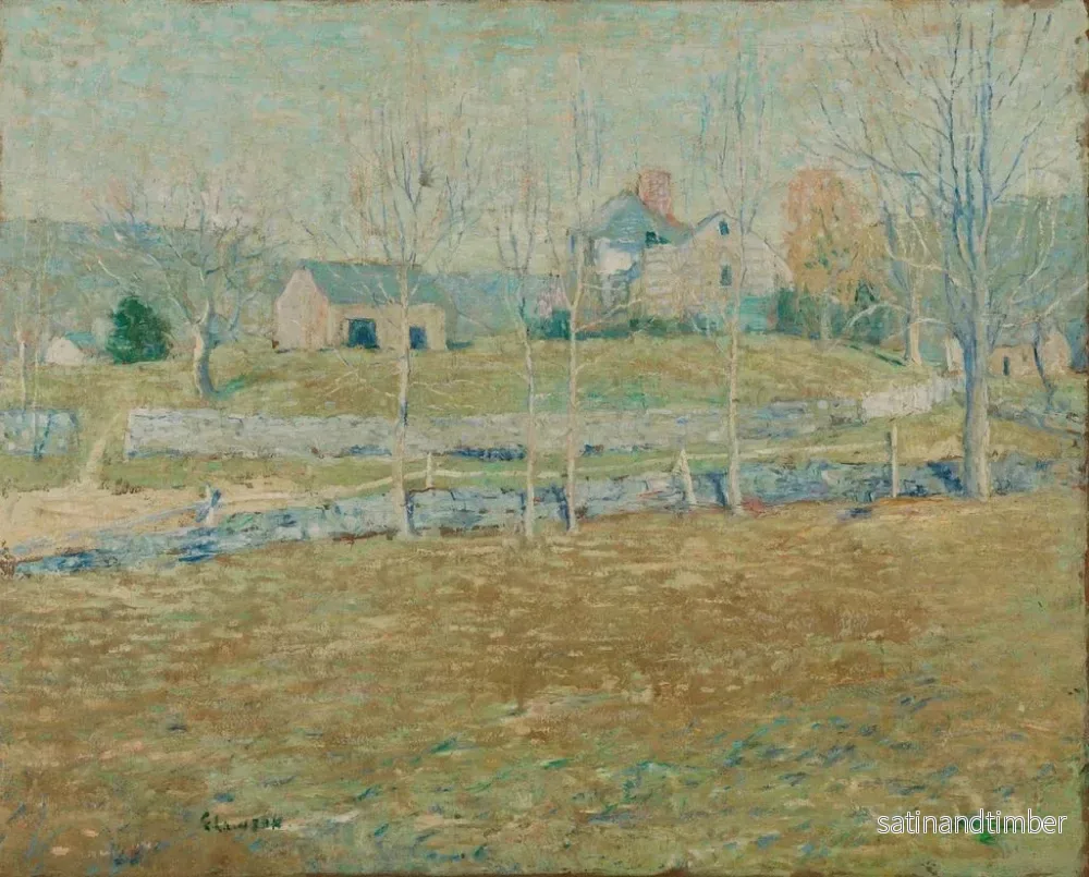 Reproduktion av målningen En övergiven gård - Ernest Lawson - Bild 2