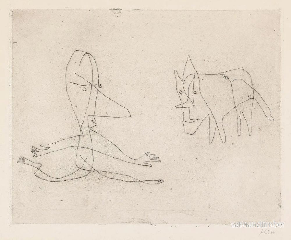Reproduktion av målningen Vad andas han? - Paul Klee - Bild 2