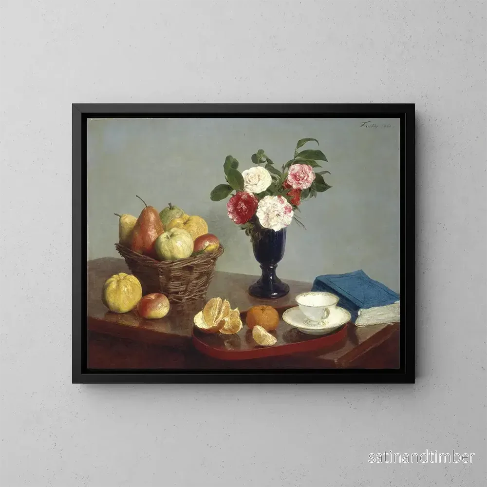 Reproduktion av målningen Naturtavla - Henri Fantin-Latour
