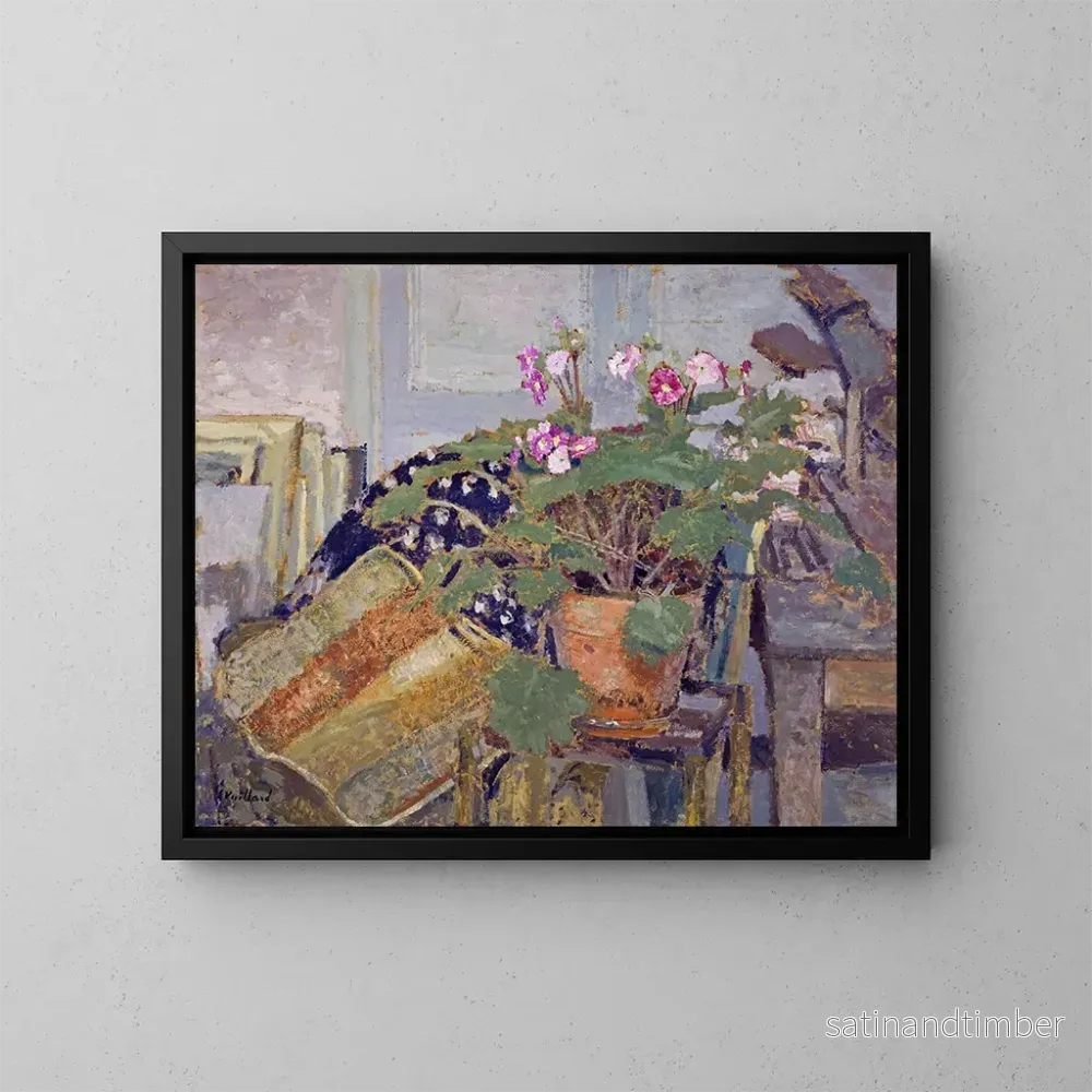 Reproduktion av målningen Le Pot de fleurs - Édouard Vuillard