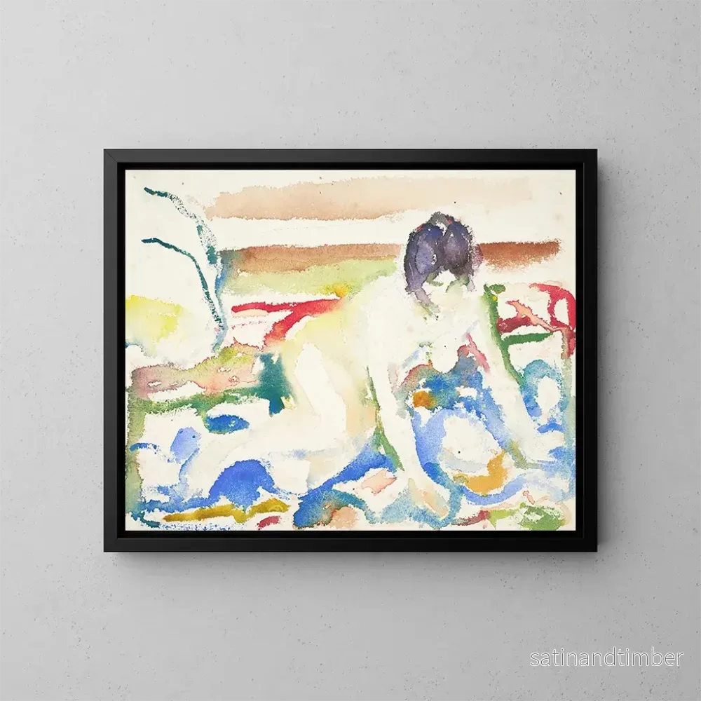 Reproduktion av målningen Akt på mattan i moskén - Edvard Munch