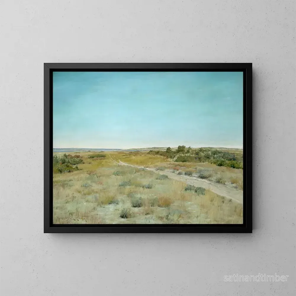 Reproduktion av målningen Premiers frissons d'automne - William Merritt Chase