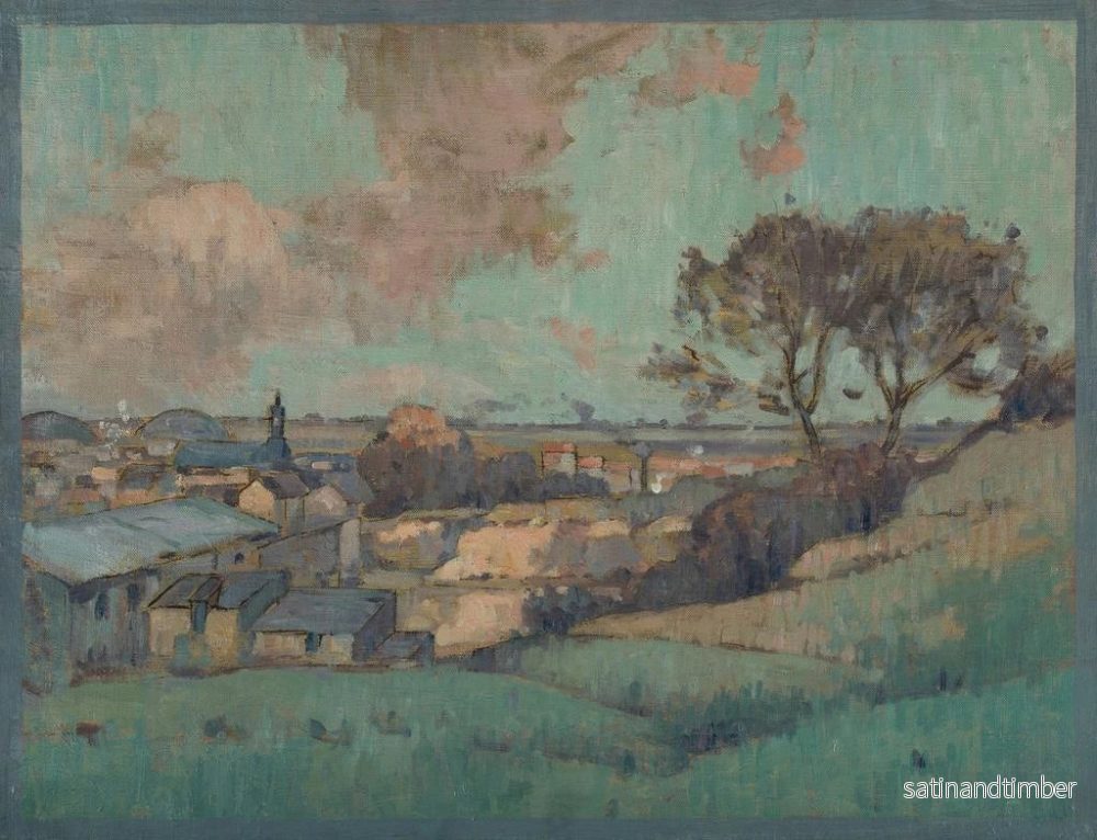 Reproduktion av målningen Vue de Noisy-le-Sec - Jean Constant Pape - Bild 2
