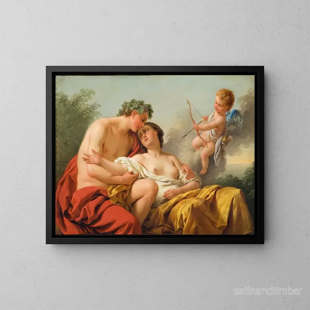 Reproduktion av målningen Bacchus och Ariane – Louis-Jean-François Lagrenée Reproduktion av målningen Bacchus och Ariane – Louis-Jean-François Lagrenée