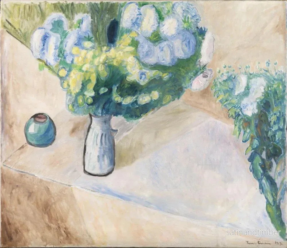 Reproduktion av målningen Blommor - Thorvald Erichsen - Bild 2