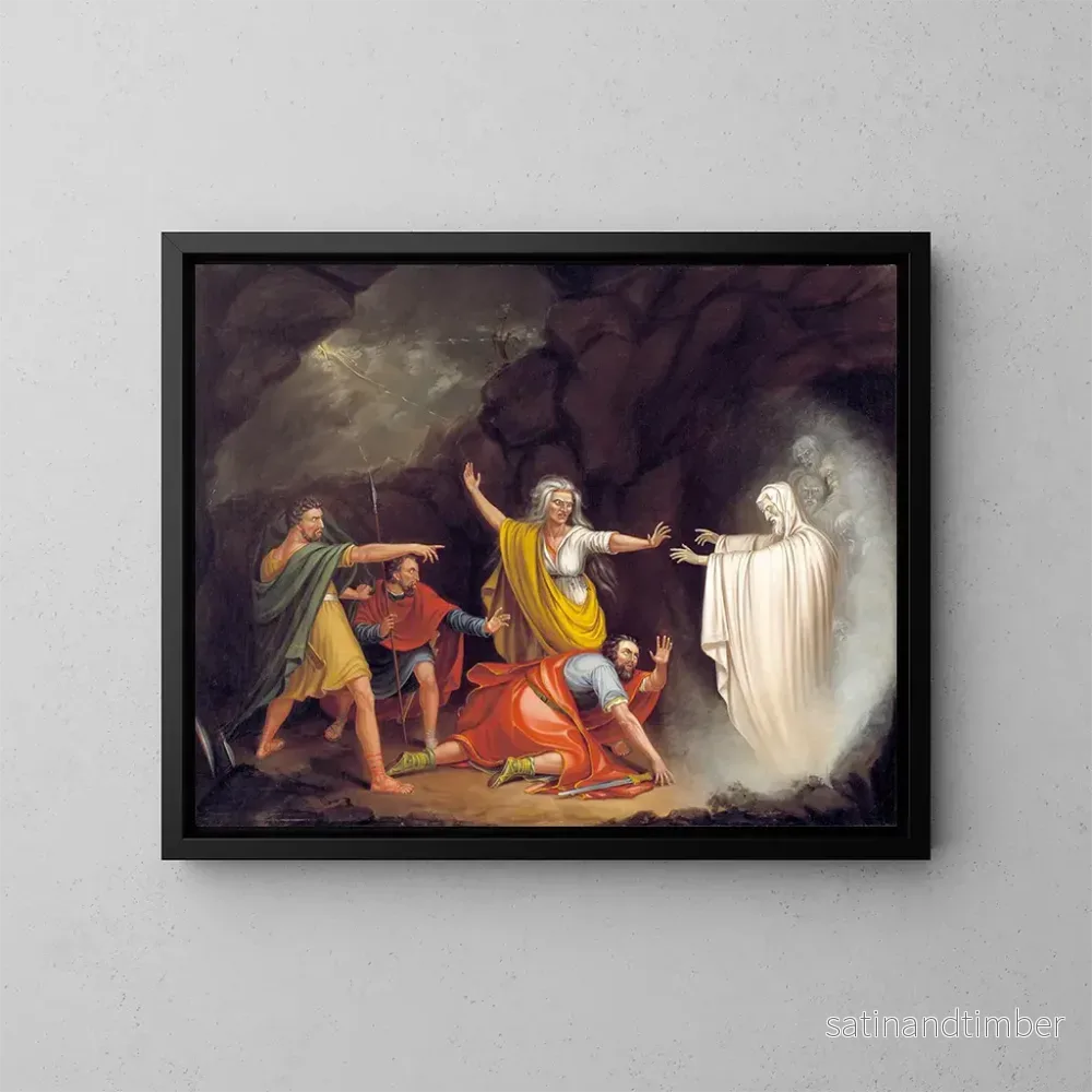 Reproduktion av målningen Saül och häxan i Endor – William Sidney Mount Reproduktion av målningen Saül och häxan i Endor – William Sidney Mount