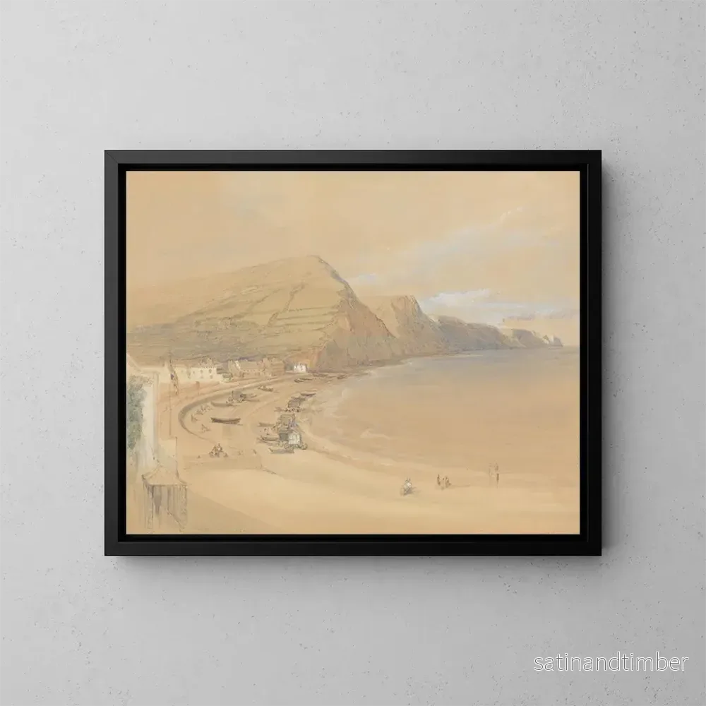 Reproduktion av målningen Sidmouth - David Roberts