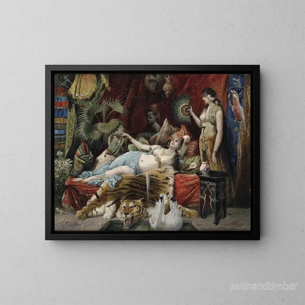 Reproduktion av målningen Scen av harem - Joseph Himmel
