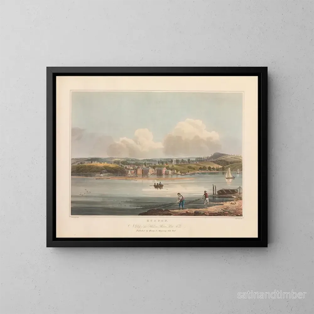 Reproduktion av målningen Hudson - John Hill