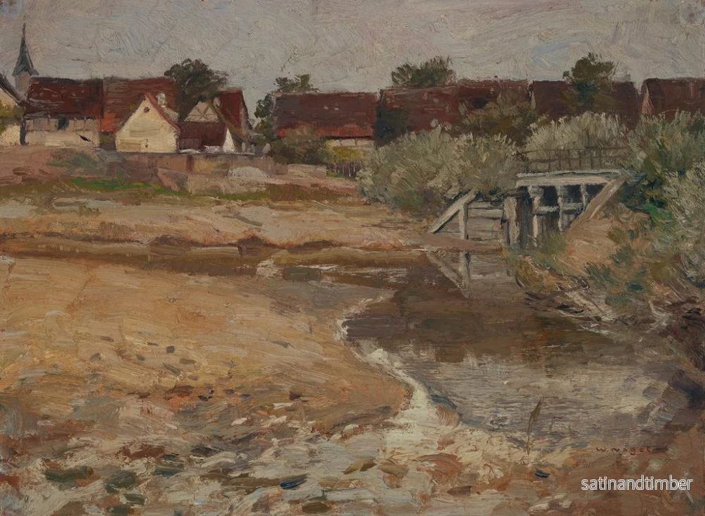 Reproduktion av målningen Framför byn - Wilhelm Nagel - Bild 2