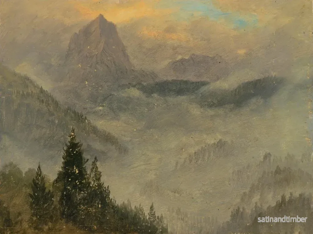Reproduktion av målningen Le Hochkalter nära Berchtesgaden - Frederic Edwin Church - Bild 2