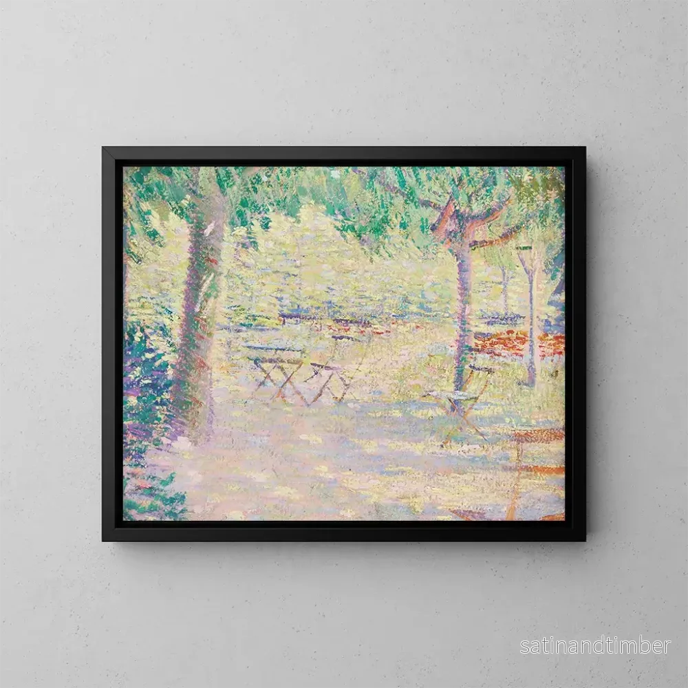 Reproduktion av målningen Solig terrass i Giverny - Philip Leslie Hale