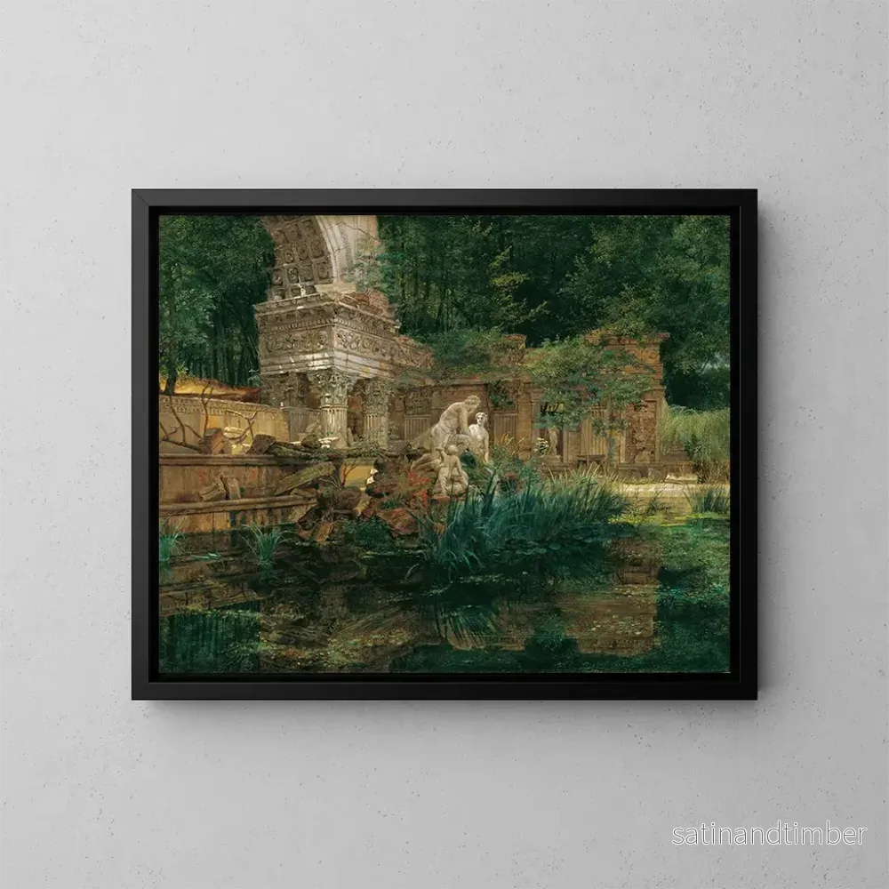 Reproduktion av målningen La ruine romaine à Schönbrunn – Ferdinand Georg Waldmüller Reproduktion av målningen La ruine romaine à Schönbrunn – Ferdinand Georg Waldmüller