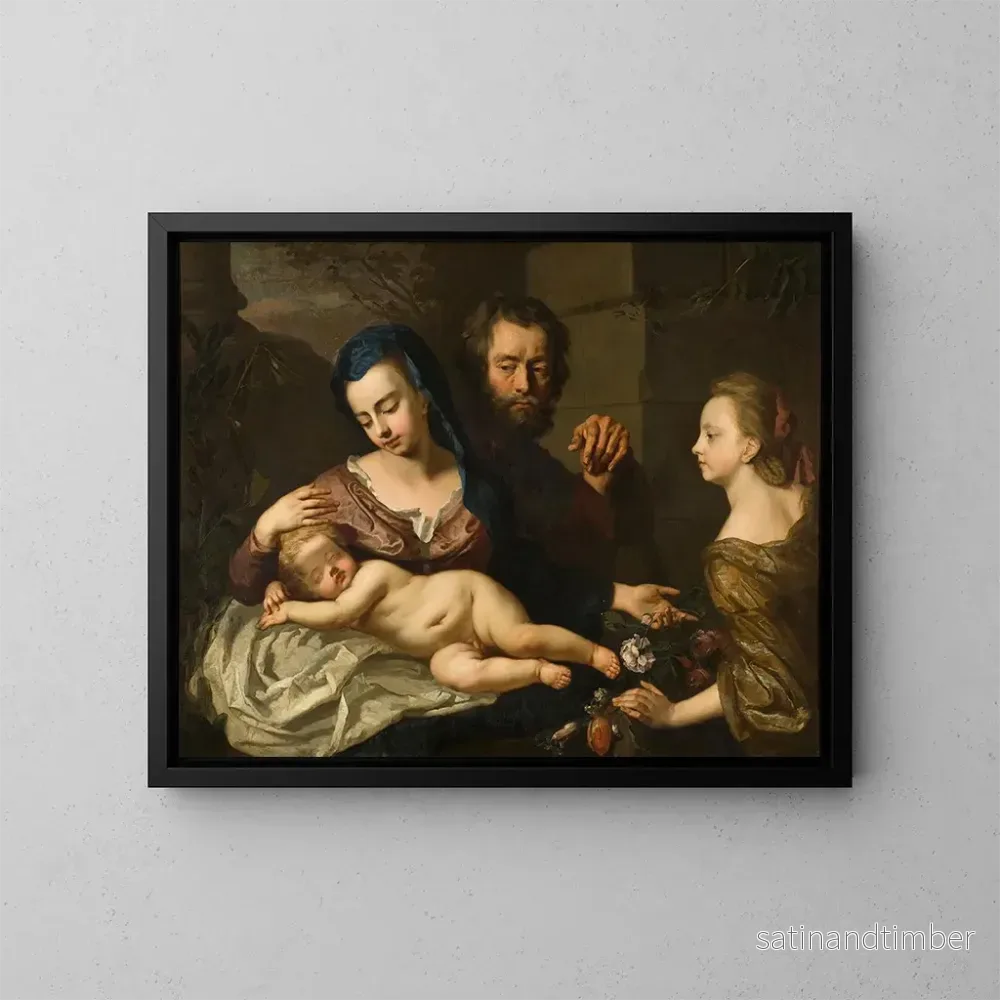 Reproduktion av målningen La Sainte Famille - Michael Dahl