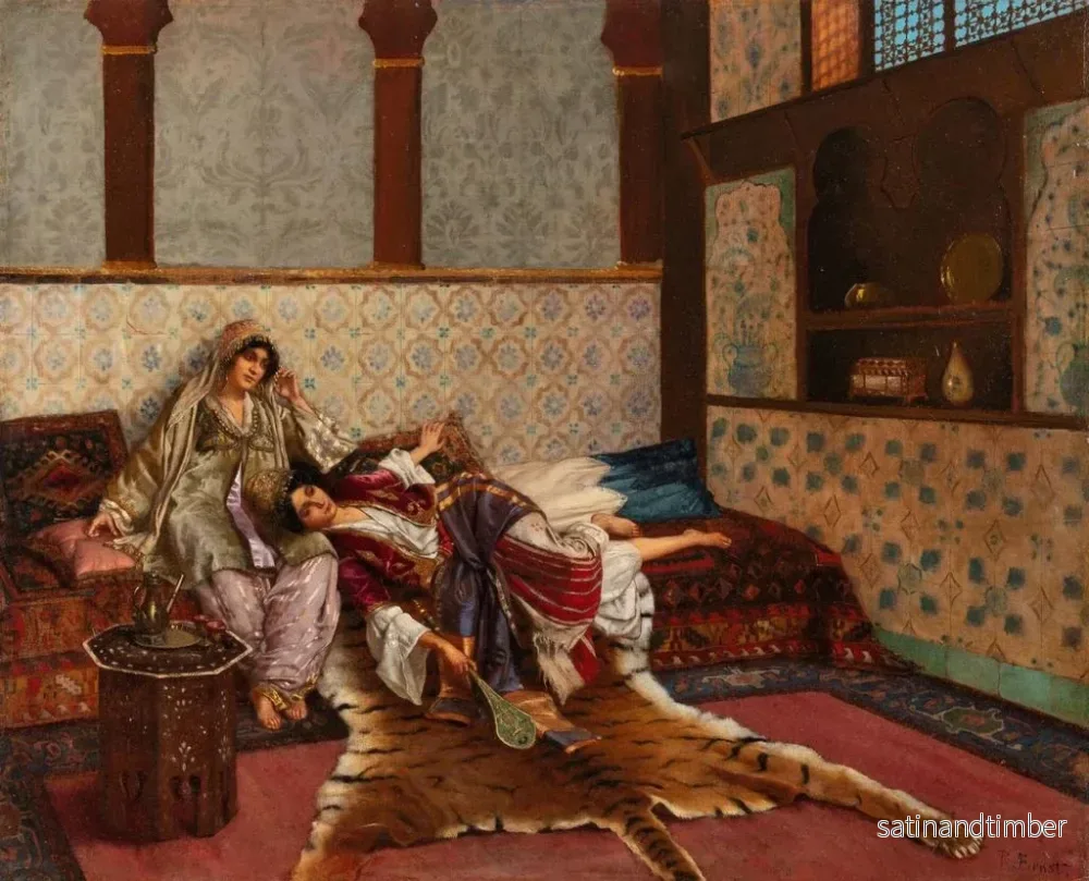 Reproduktion av målningen Douce Berceuse - Rudolf Ernst - Bild 2