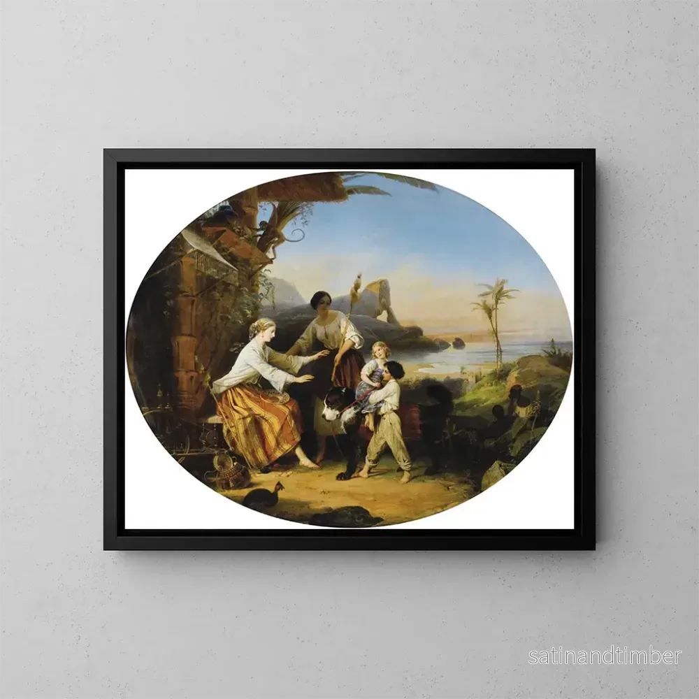 Reproduktion av målningen Längd: 60 cm, Höjd: 80 cm - Frédéric-Henri Schopin