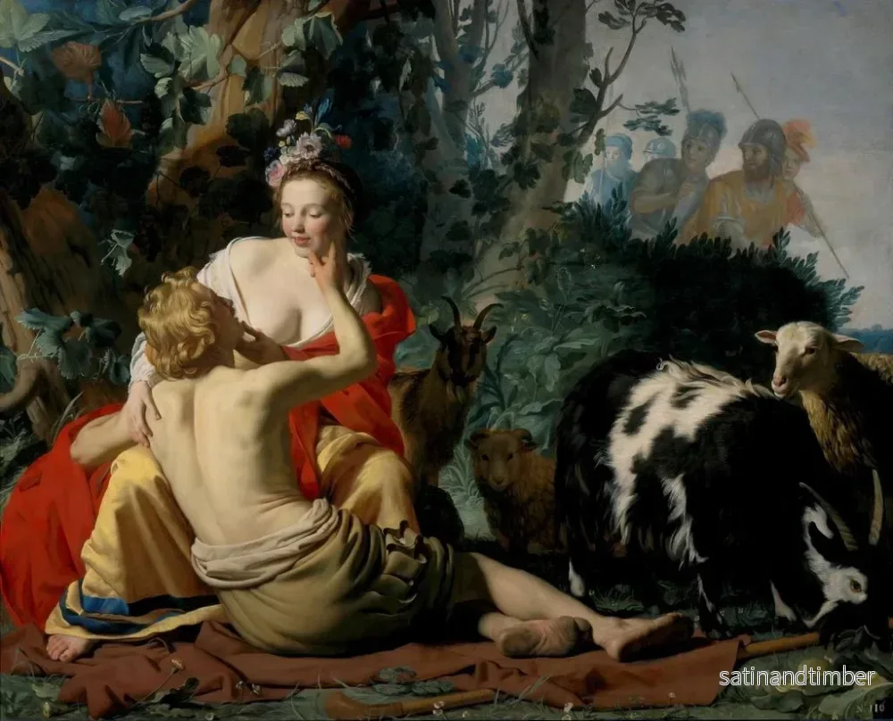 Reproduktion av målningen Granida och Daifilo - Gerard van Honthorst - Bild 2