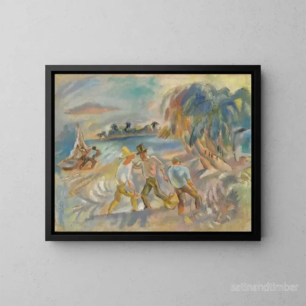 Reproduktion av målningen Les brigands - Jules Pascin