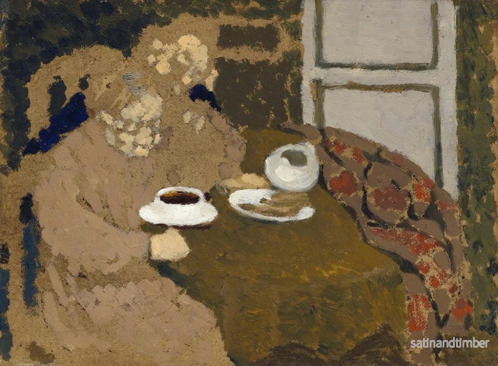 Reproduktion av målningen Två kvinnor som dricker kaffe - Édouard Vuillard - Bild 2