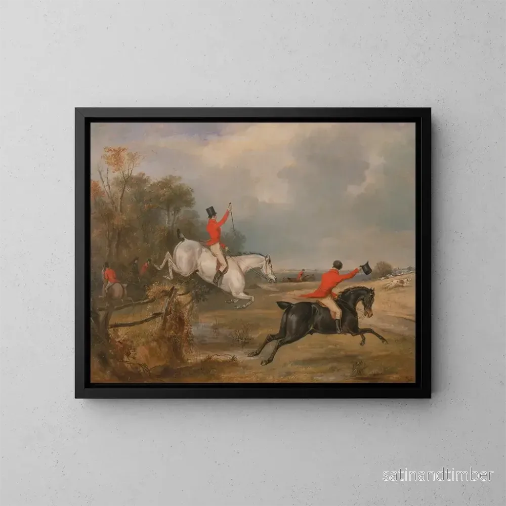 Reproduktion av målningen av Salle des Bacheliers i fullt ljus - Francis Calcraft Turner