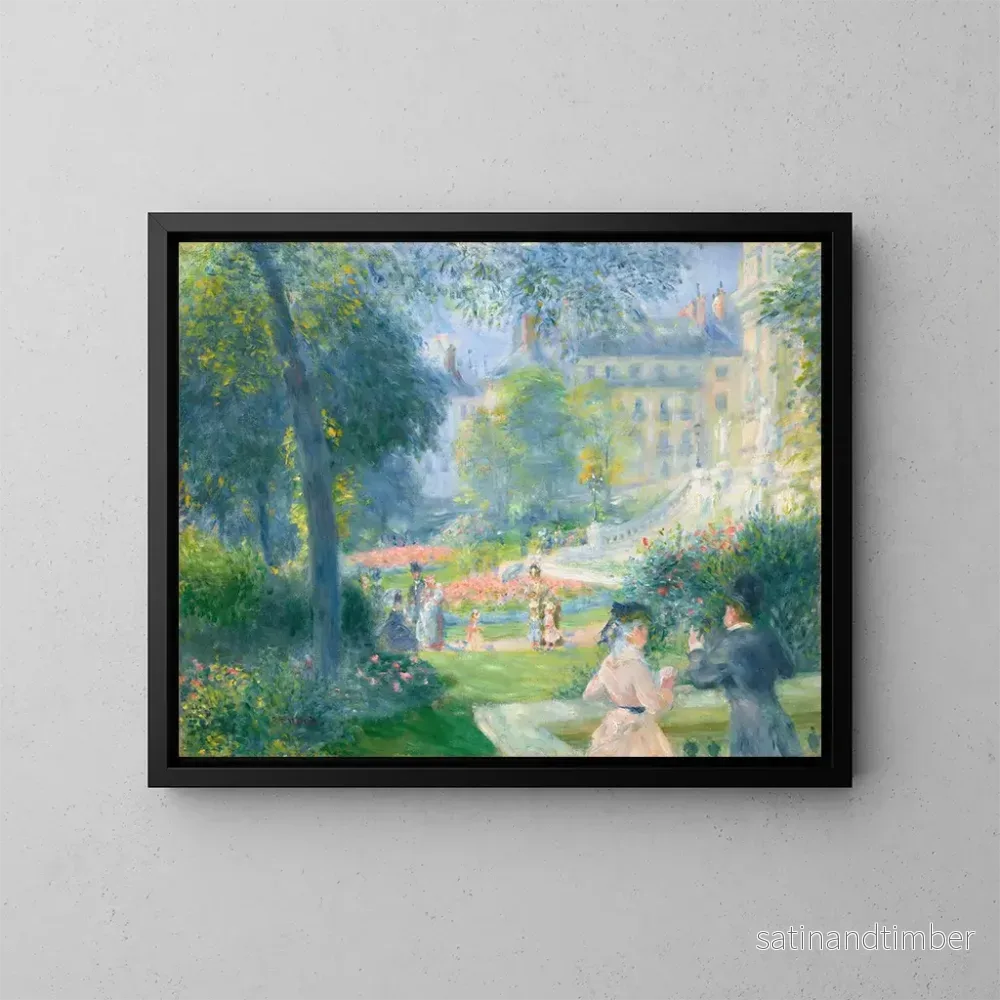 Reproduktion av målningen Square de la Trinité - Pierre-Auguste Renoir