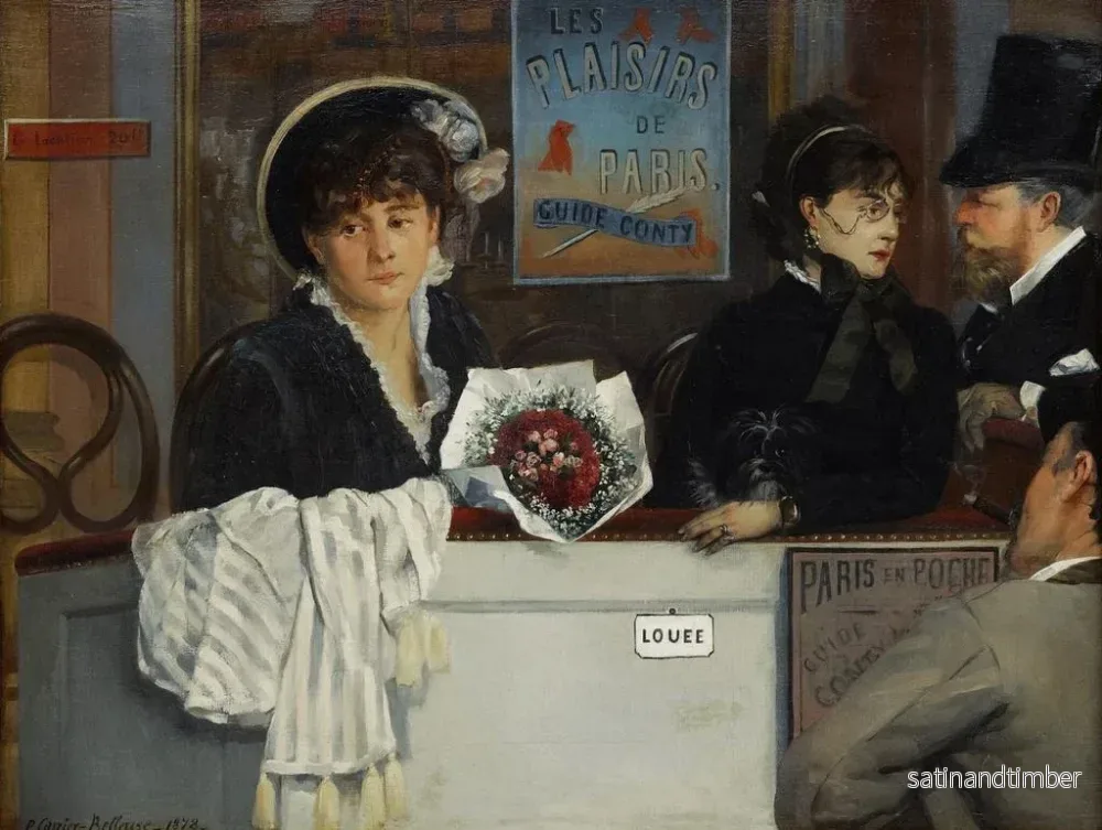 Reproduktion av målningen Les plaisirs de Paris - Pierre Carrier-Belleuse - Bild 2